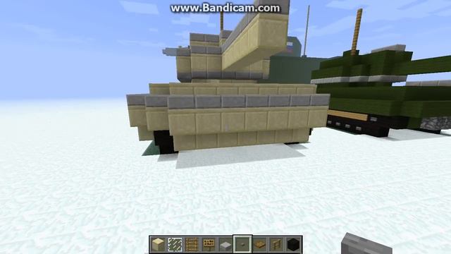 Minecraft танк (T-90 vs M1 Abrams) для тех кто строит военную базу!!!! смотреть онлайн