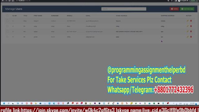 Client Work(PHP|Xampp)|CS230 Web Information Procesing Assignment4 output video|Maynooth University смотреть онлайн