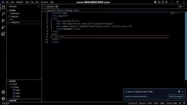 OVERVIEW OF VS CODE || html css java script смотреть онлайн
