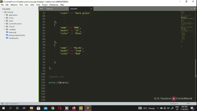 Multidimensional Arrays in PHP | Learn PHP with Coriowood смотреть онлайн