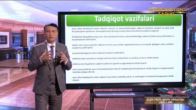 «Taqdimot» | Электрон архив яратиш концепцияси ва усуллари [24.02.2021] смотреть онлайн