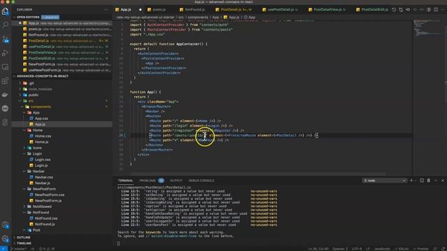Advanced Concepts in React Part 13 - Nested Routing смотреть онлайн