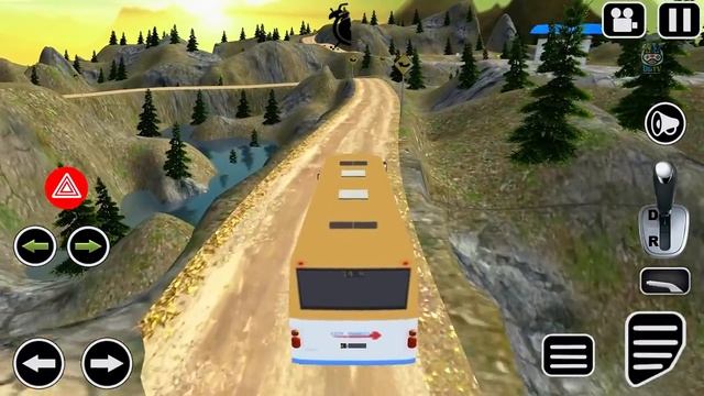 Real Coach Bus Driving Simulator 3D - Offroad Transport Driver - Android Gameplay смотреть онлайн