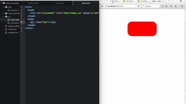 Fast Web development using Livereload and Gulp смотреть онлайн