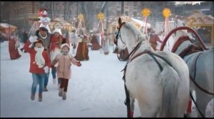 Реклама - Домик в деревне . Масленица .