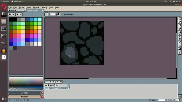 Aseprite Tutorial - How to make a Pixel Art Stone Texture! смотреть онлайн