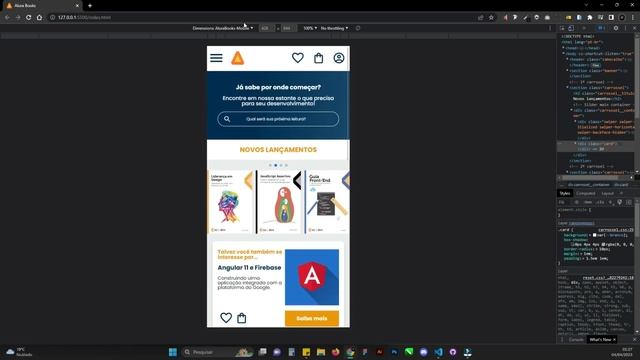 Alura Books - Final do projeto da Formação Font-end #alura #html #css #swiper #figma смотреть онлайн