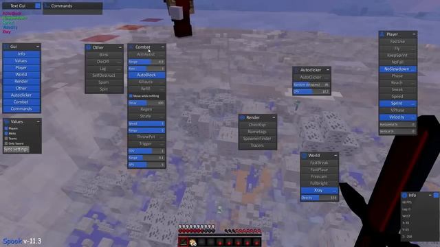 Minecraft Ghost Client 1.7.10 Free | Forge смотреть онлайн