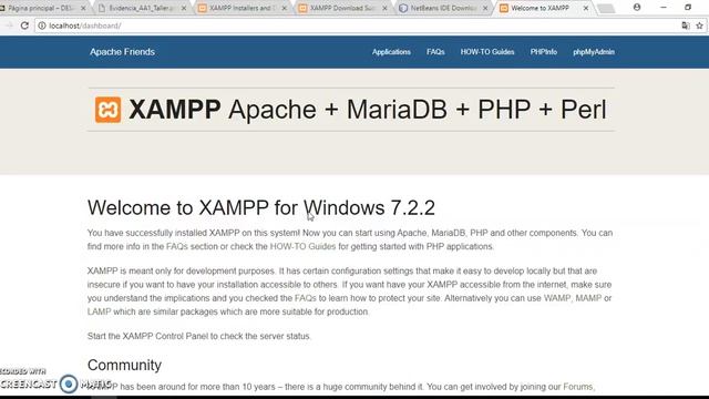 Como instalar Xampp y el IDE de Netbeans para trabajar archivos PHP смотреть онлайн