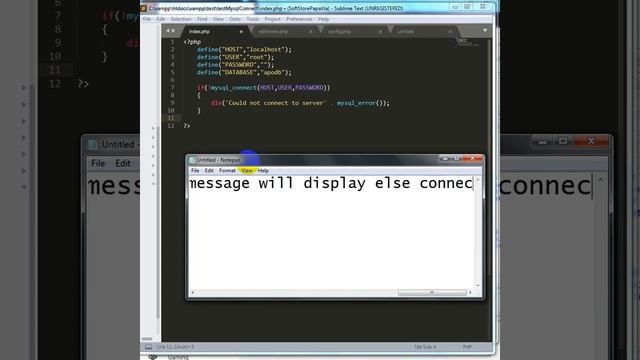 PHP Connect to MySQL смотреть онлайн