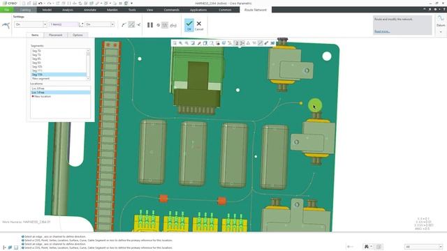 Creo Parametric - Cabling Overview - Logical Referencing - Networks and Autorouting (Part 2B) смотреть онлайн
