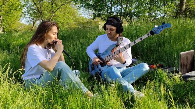 Happy Birthday (Bass & Harmonica Cover) - Dmitriy Toporov & Olga Toporova ///Mayones Jabba Custom смотреть онлайн