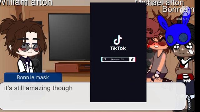 Afton boys + Bonnie mask react to y/n's drawings смотреть онлайн