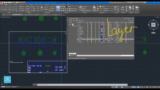 HƯỚNG DẪN AUTOCAD 2019 CƠ BẢN - PHẦN 9 LÀM CHỦ LAYER смотреть онлайн