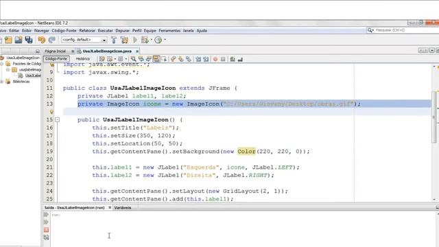 Tutorial - 7.3 JLabel e ImageIcon смотреть онлайн