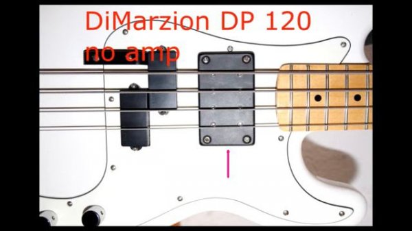 DiMarzio Bass Pickup DP 146 vs. DP 120 Test: Billy Sheehan like  Sound