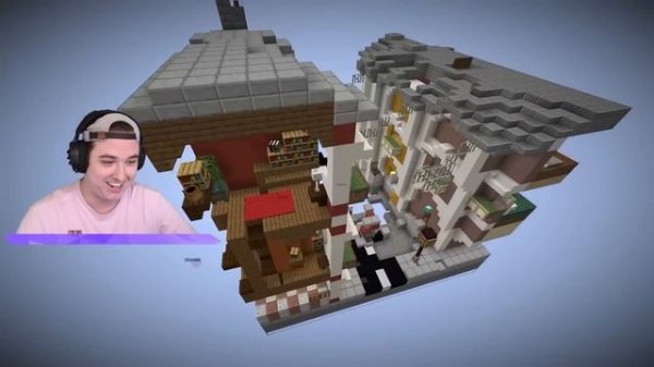 1 Pro vs 3 Noobs Battle Royale in Minecraft...