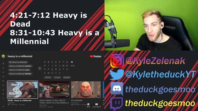 REACTING TO HEAVY IS DEAD & HEAVY IS A MILLENNIAL!!! TEAM FORTRESS 2 SFM!! смотреть онлайн