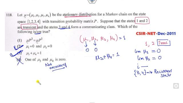 PYQs on Markov Chain | Dec 2011 - Dec 2023 | Short Cut tricks смотреть онлайн