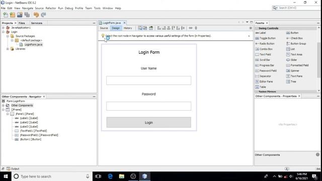 How to make Simple Login Form in Java without Database Connection.. смотреть онлайн