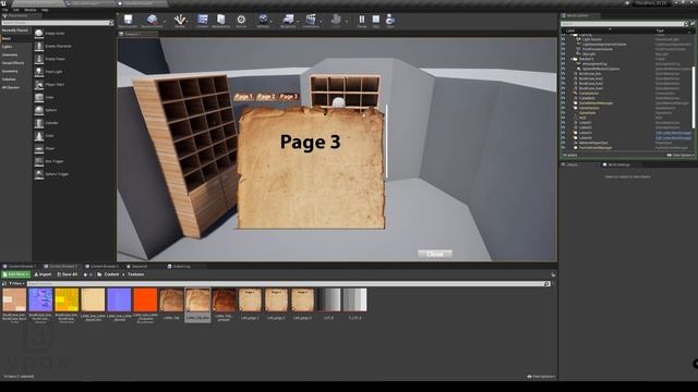 UE4. Читаемое письмо. С вкладками и прокруткой. смотреть онлайн