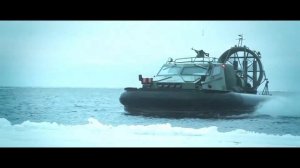 Видеосъемка катера на воздушной подушке