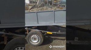прицеп самосвал для легкового автомобиля