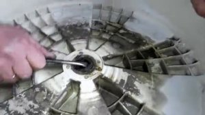 Разборка паяного стирального барана Indesit