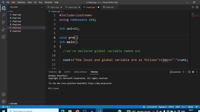 Local variable| Global variable | scope for variables | C++ for beginners in hindi #4|TCS смотреть онлайн