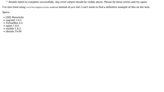 Unix & Linux: Proper syntax for ansible symlink смотреть онлайн