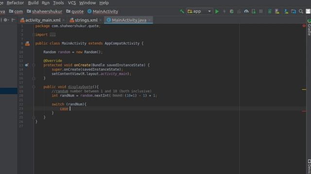 Create a Simple Android Application | Quotes App | Basics | Android Studio Tutorail смотреть онлайн