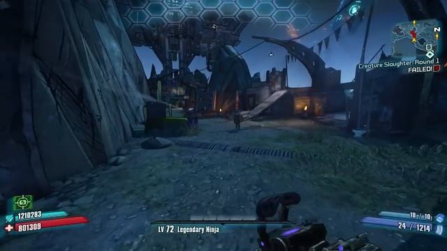 Borderlands 2: How to Fly, Stop/Slow Time, and Walk Through Walls! Super Fun Time Guide! смотреть онлайн