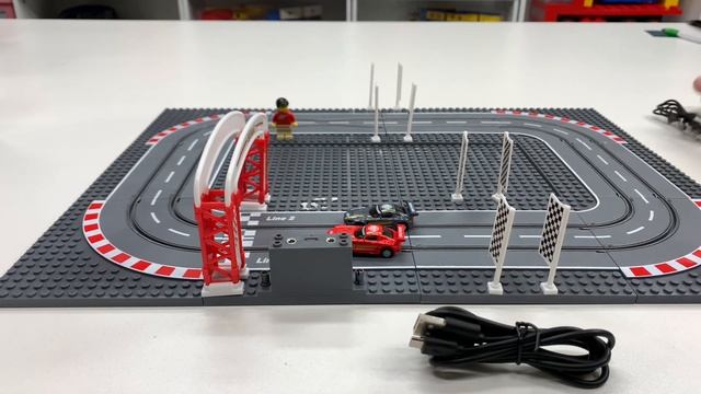 New Micro Slot Racing - World’s Smallest Slot Car Race - Compatible with Bricks смотреть онлайн