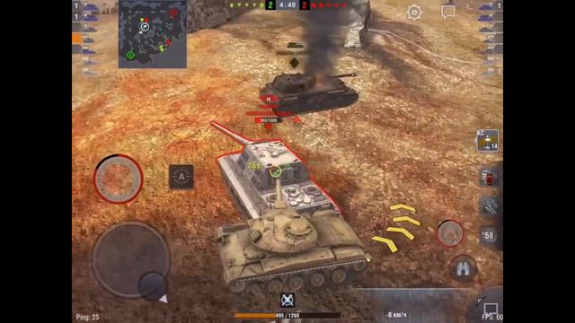 WoT Blitz Т49 первое впечатление смотреть онлайн