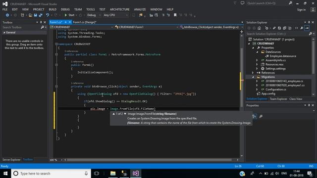 Entity Framework Code First Approach in C# Windows Application смотреть онлайн