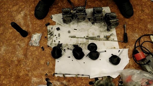 Карбюраторы японской рядной четверки Подробный разбор и регулировка смотреть онлайн