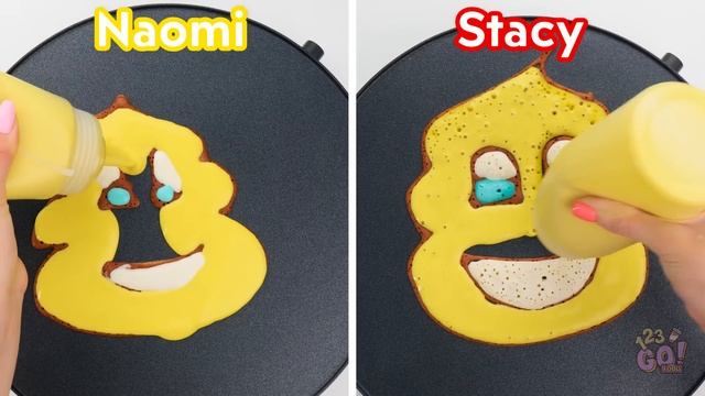 PANCAKE ART CHALLENGE || Who Draws Better Take The Prize!The Squid Game in Real Life by 123 GO! FOO смотреть онлайн