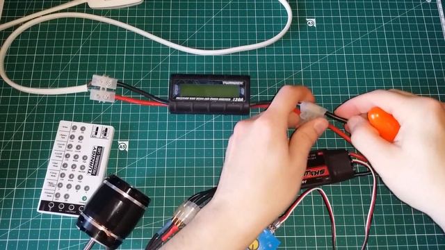 ESC SkyWalker 80A + Quantum 4125-560kv motor смотреть онлайн