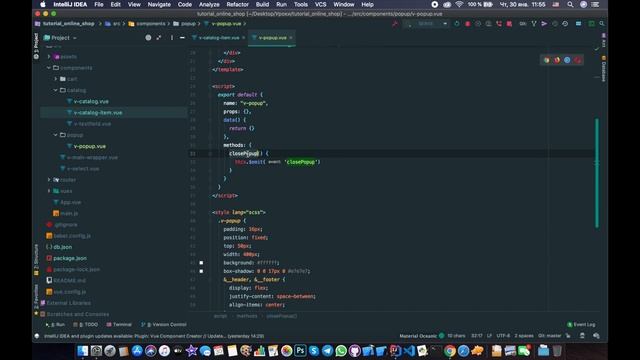 [ВАЖНО - Читай описание] Vue.js компонент всплывающее модальное окно используя SLOT и $REFS смотреть онлайн