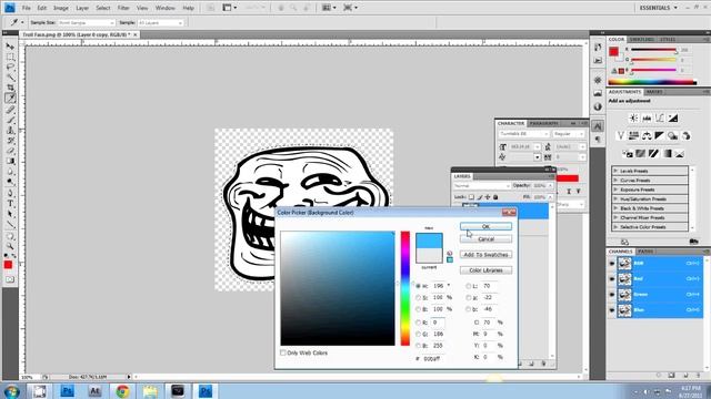 Photoshop Tutorial- How To Outline Image or Text смотреть онлайн