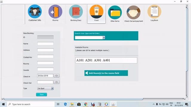 HOTEL MANAGEMENT SYSTEM IN JAVA Netbeans DOWNLOAD SOURCE CODE