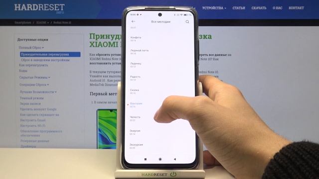 Смена рингтона на Xiaomi Redmi Note 10 / Как поменять мелодию звонков на Xiaomi Redmi Note 10? смотреть онлайн