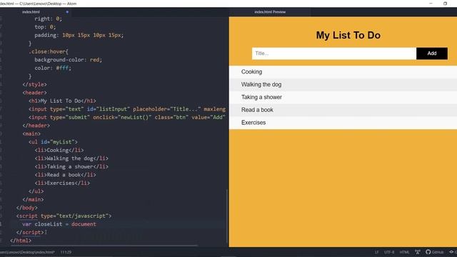 ⭐AWESOME⭐ List To Do using only HTML & CSS & JAVASCRIPT ? смотреть онлайн