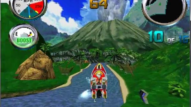 Hydro Thunder (ePSXe) with Cheat Engine смотреть онлайн