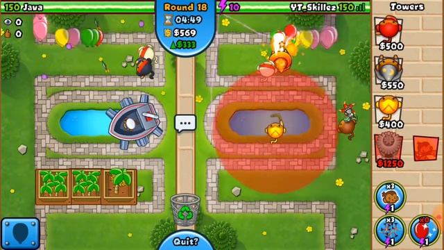 bloons TD battles with Java games смотреть онлайн