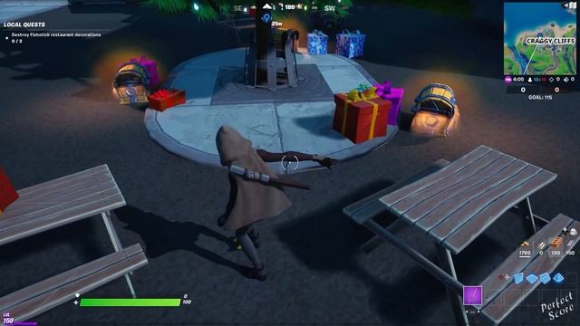 Dance at Different Holiday Trees (5) All Locations - Fortnite Operation Snowdown Challenges смотреть онлайн