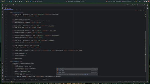 Building an Audio Player in Python with Pygame and Tkinter #python #code смотреть онлайн