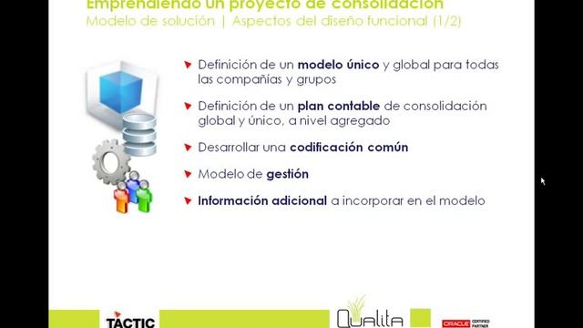 Experiencia de consolidación financiera con Oracle HFM y principales claves para su implantación смотреть онлайн