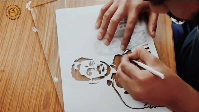 Paper Cutting Portrait Art | Ashish M Pandey | Lok Rang Jhabua смотреть онлайн