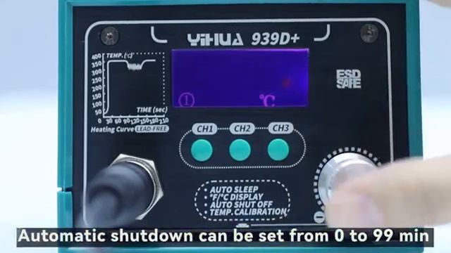 เครื่องเชื่อมหัวแร้งบัดกรี YIHUA 939D PLUS โฉมใหม่ปี 2022 смотреть онлайн